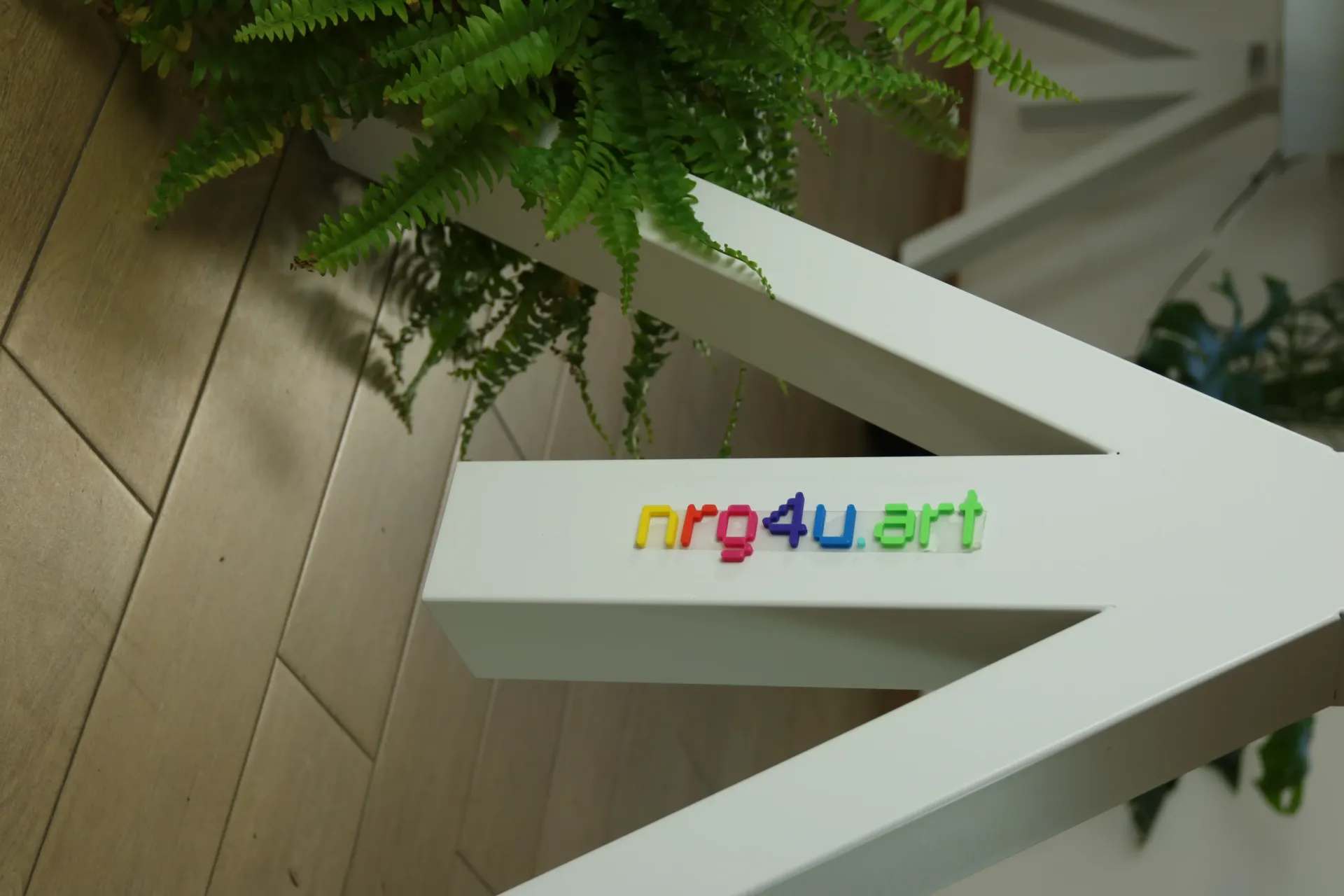 Adjustable Standing Desk in Natural Wood