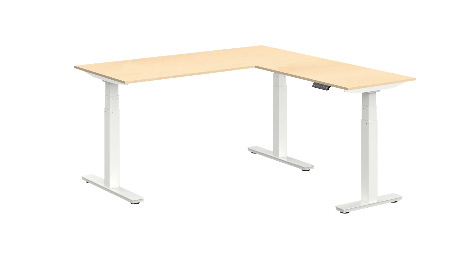 ZF3-90 Series Desk in White Breza