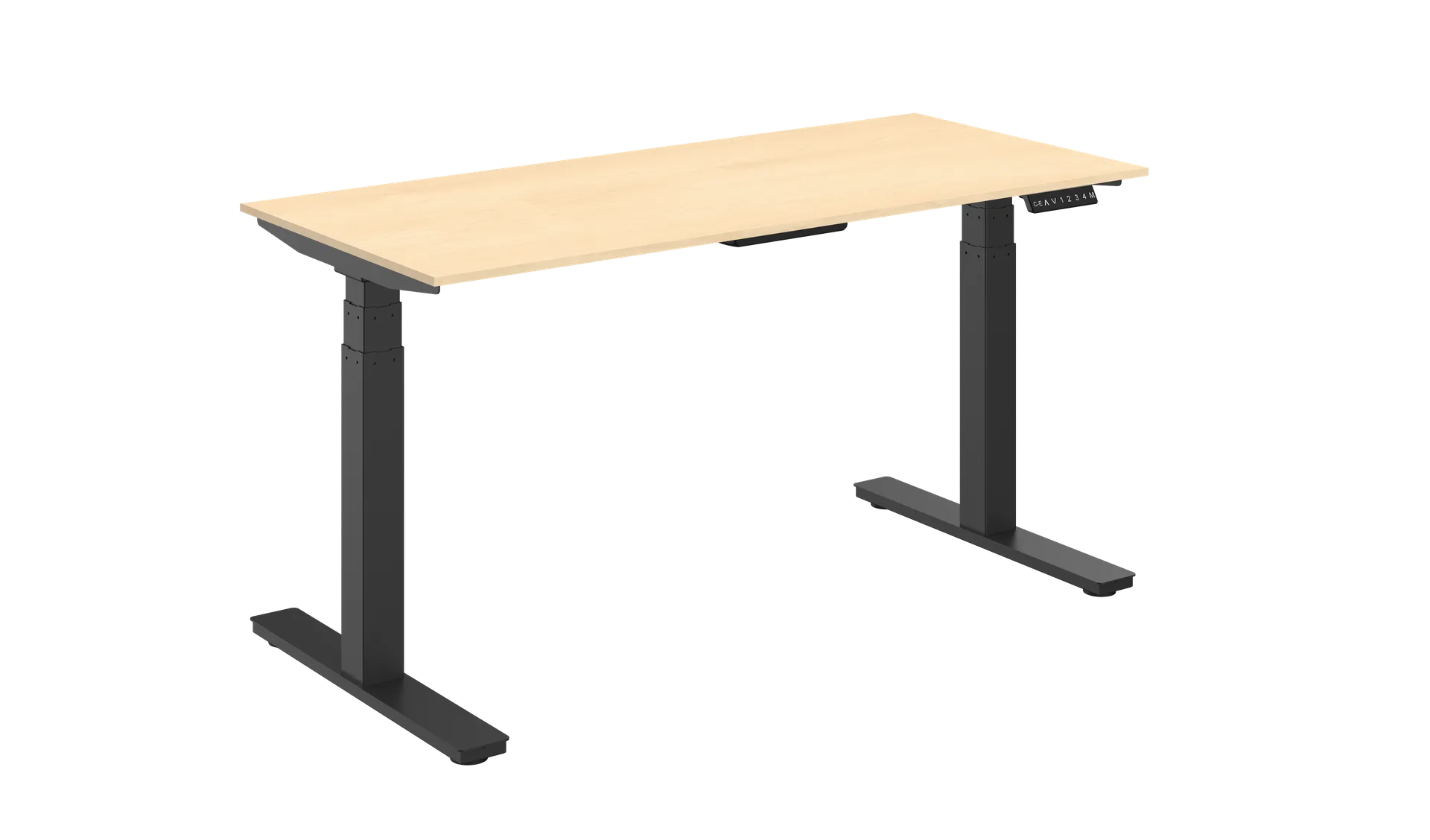 ZFR Series Standing Desk in Black Breza
