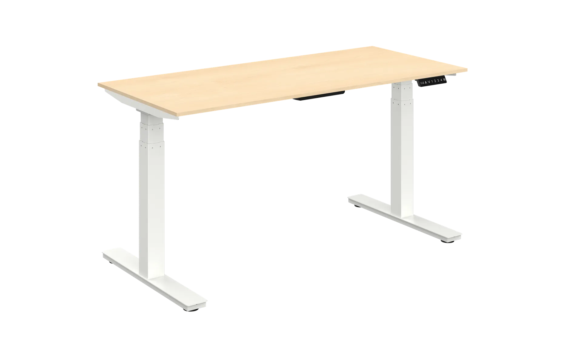 ZFR Series Standing Desk in White Breza